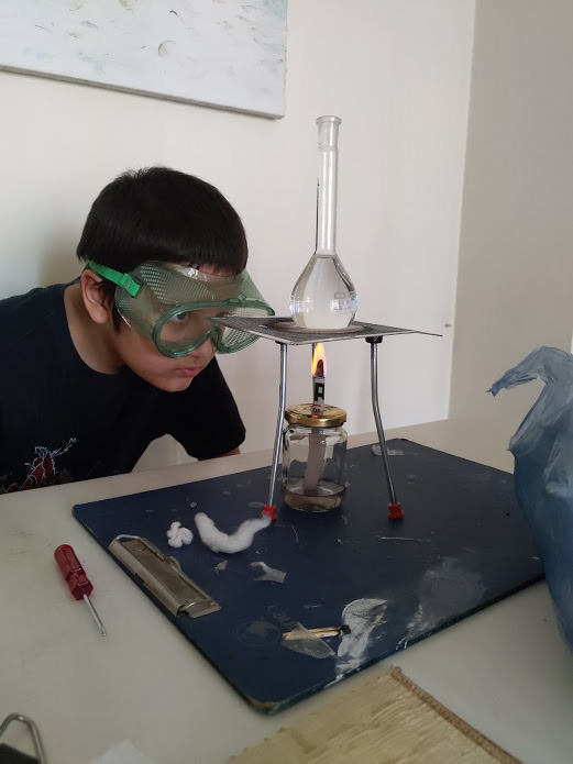 Spirit Lamp & Distillation Setup