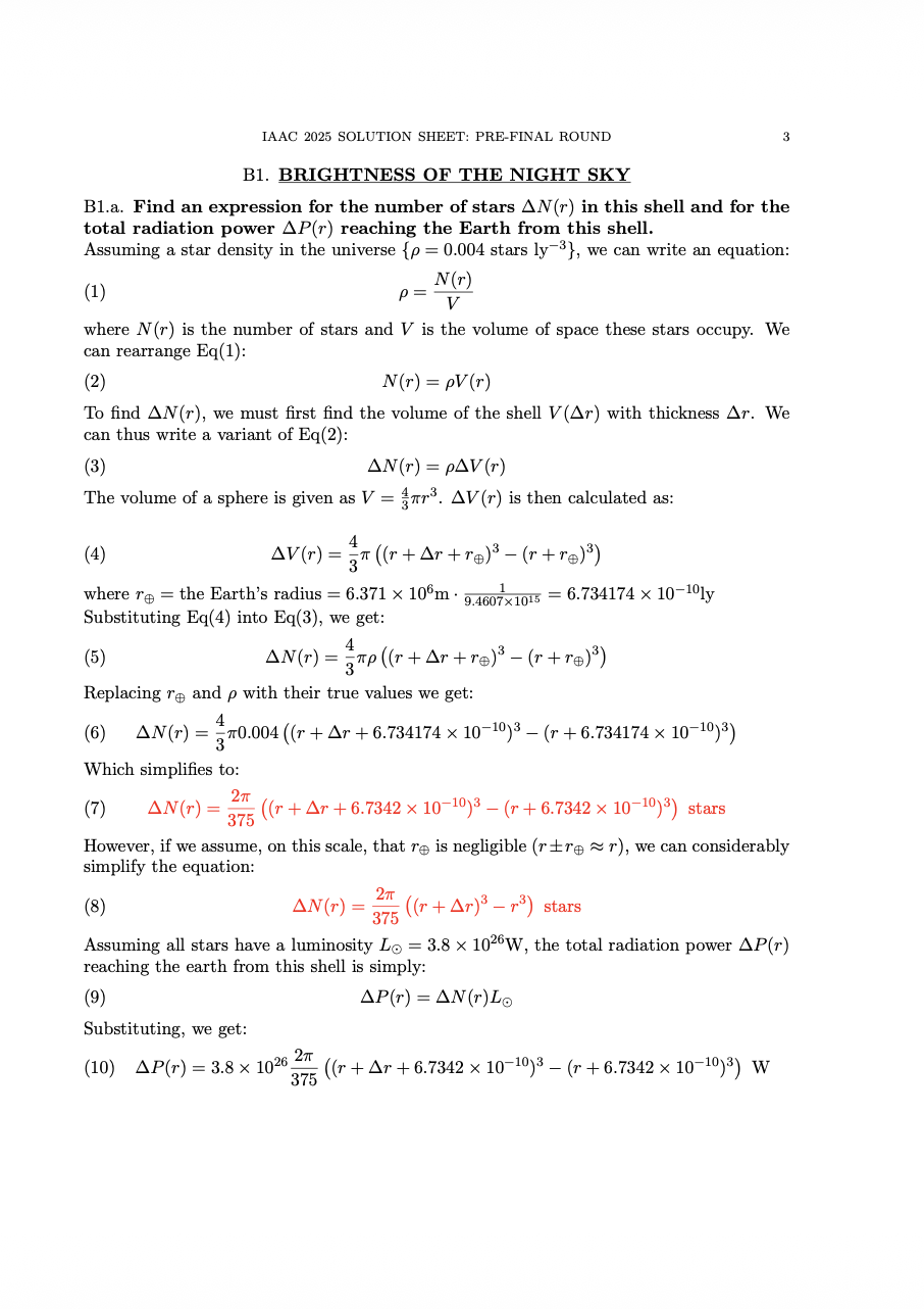 Silver Honour - International Astronomy & Astrophysics Competition 2025