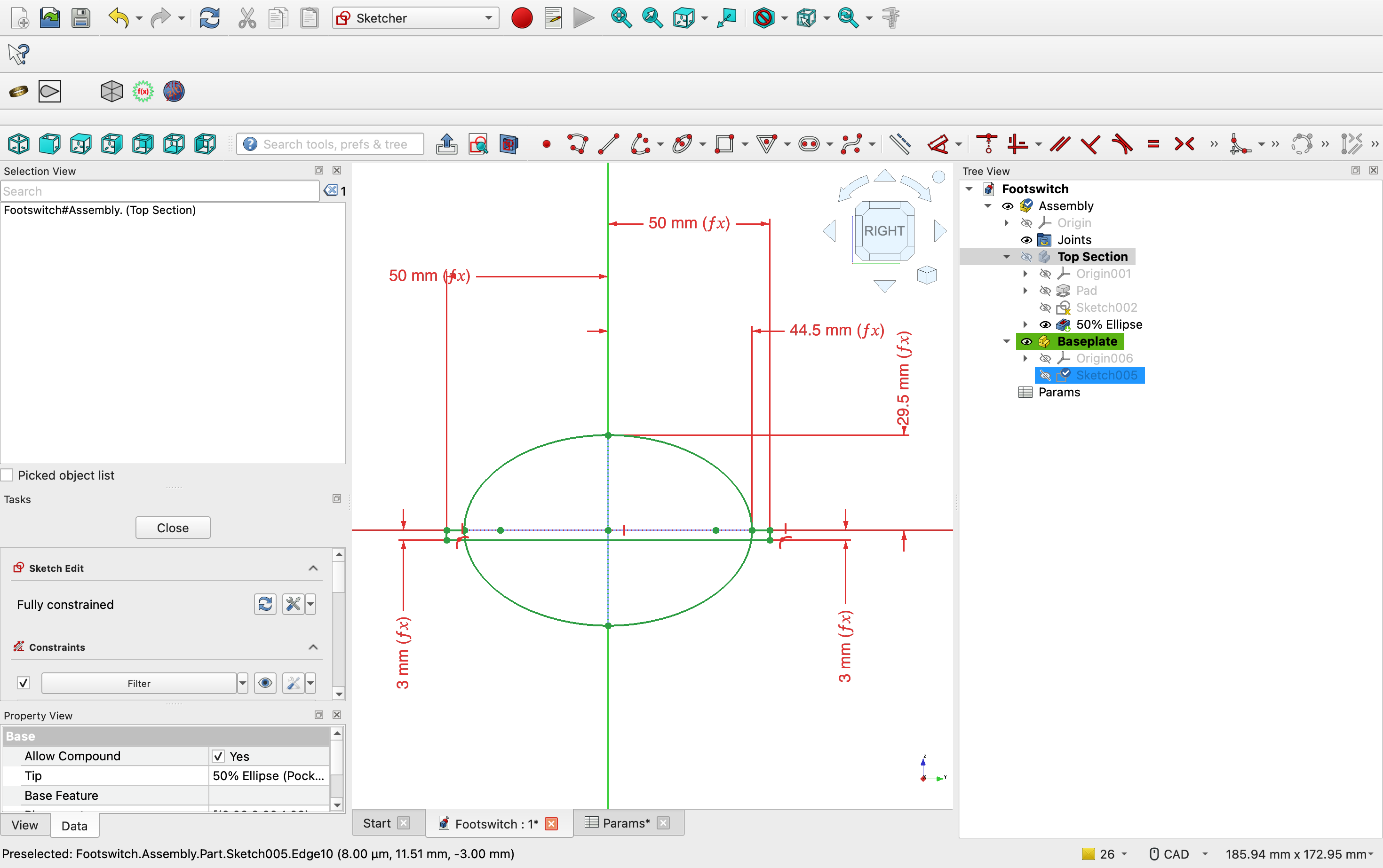 midi-footswitch-09-freecad-sketch-make-upper