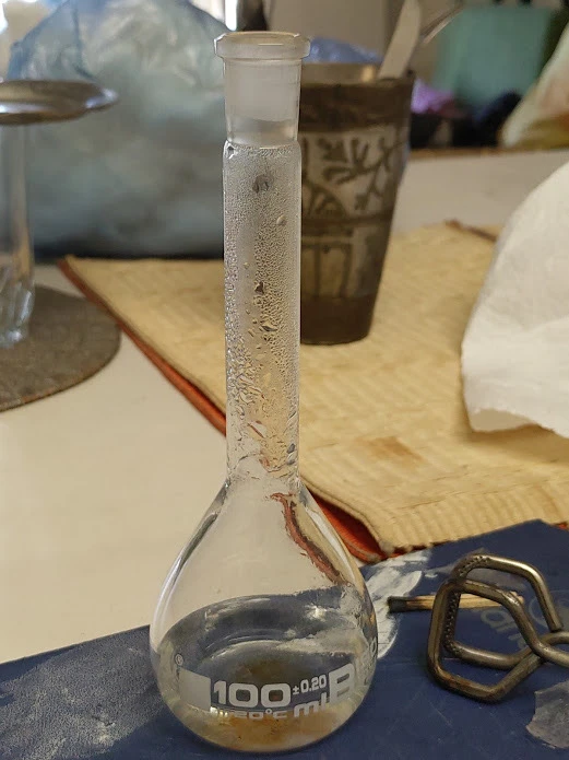 spirit-lamp-distillation-03-while-setup-not-successful
